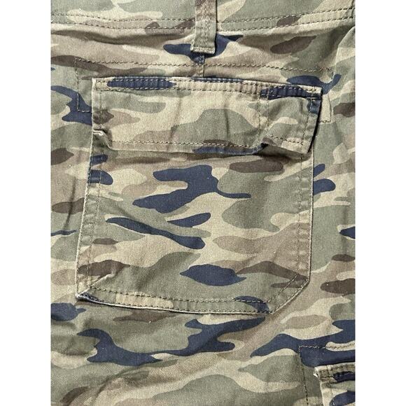 Lee Camo Cargo Shorts Mens W38 Extreme Motion Hiking Fishing Green Loose Baggy - Picture 16 of 16